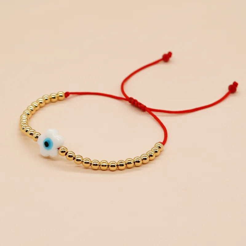 PULSERA OJO TURCO EN FLOR