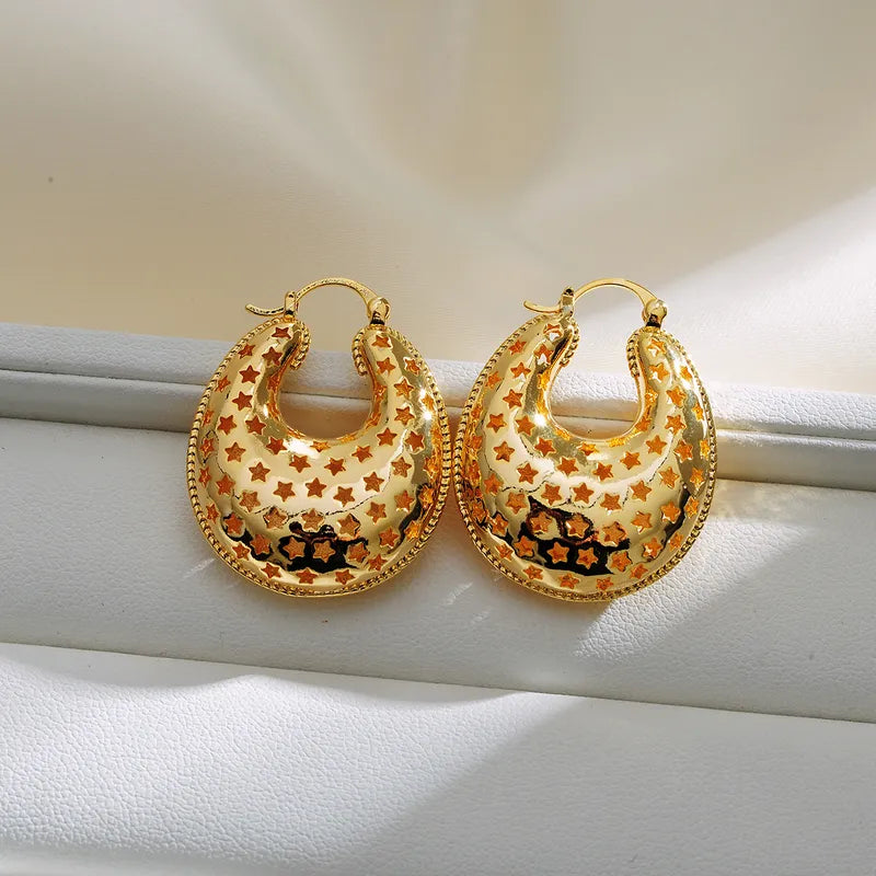 ARETES CHUNKY HUGGIES ESTRELLAS