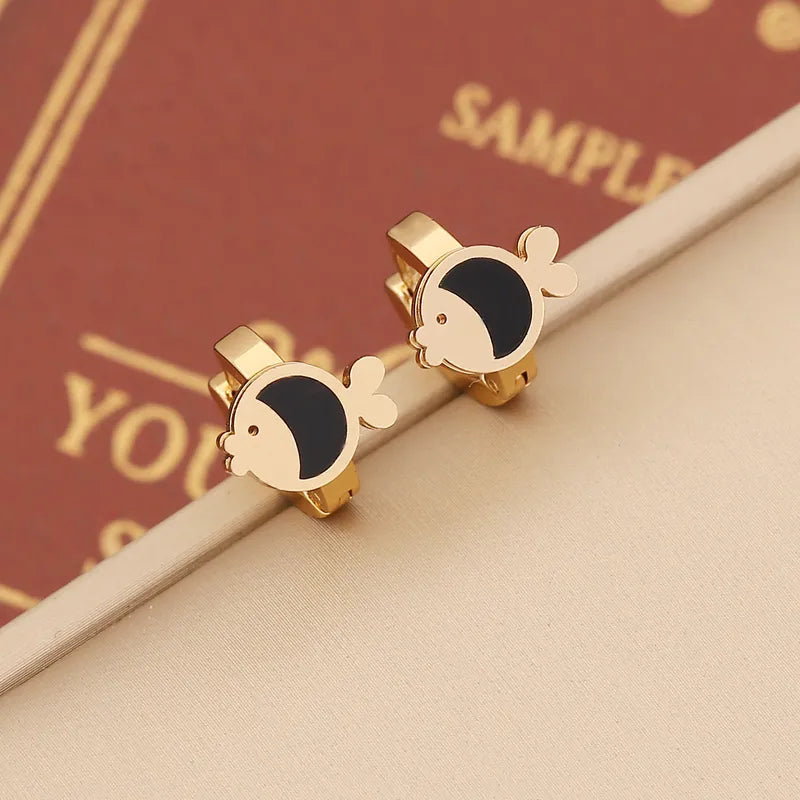 Aretes argollas de pez