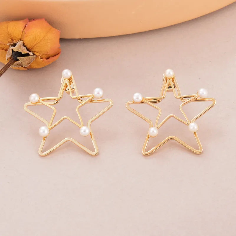 ARETES JACKET DOBLE FUNCION PERLAS DORADO