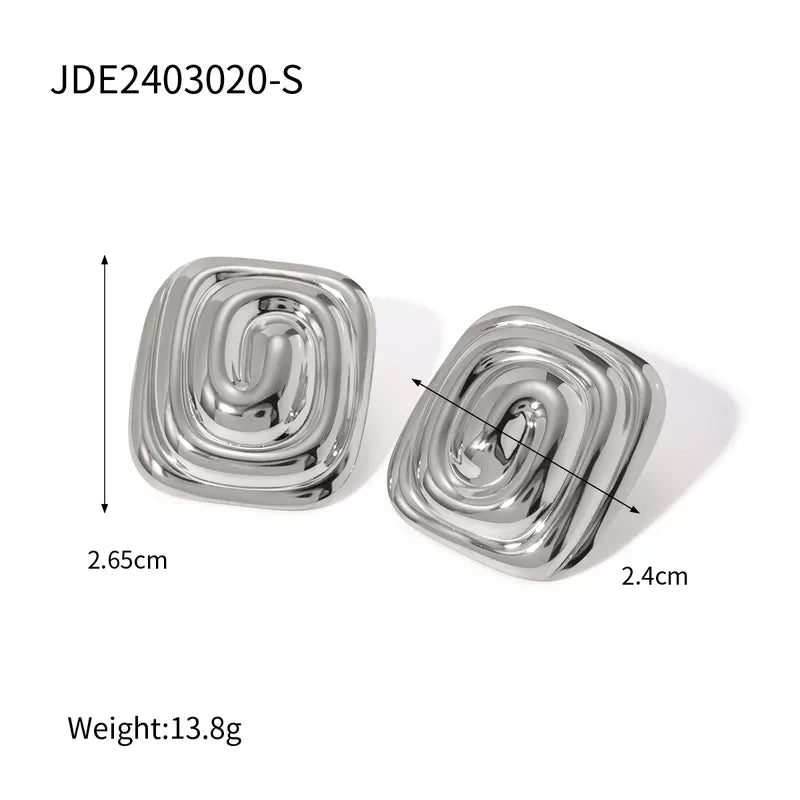 ARETES CUADRADOS DISEÑO ESPIRAL