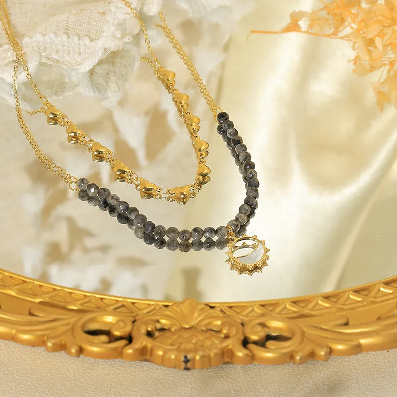 LAYER DOBLE CUENCAS NEGRA CON LUNA DORADO