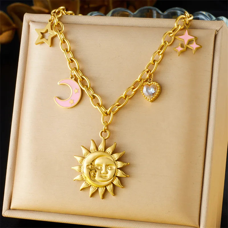 CADENA DIJE SOL GRANDE