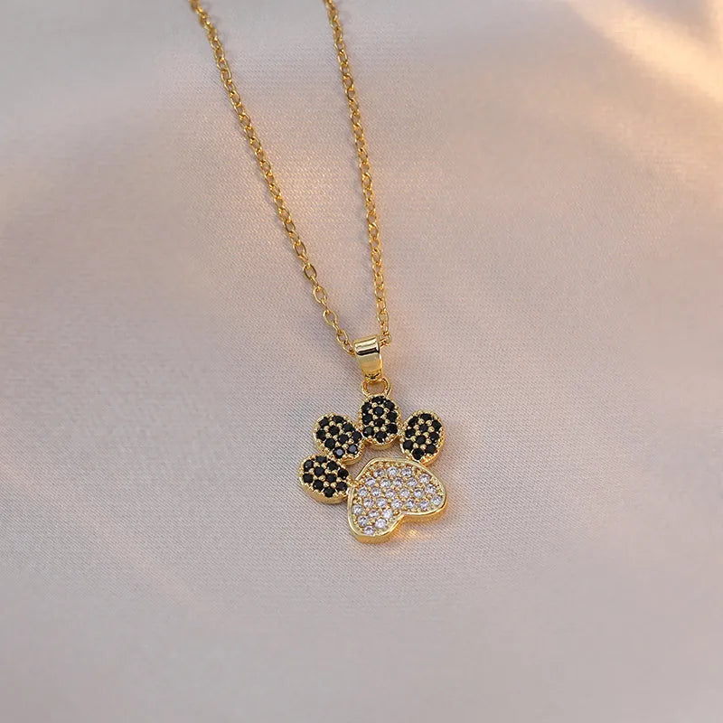 CADENA HUELLA DE PERRITO