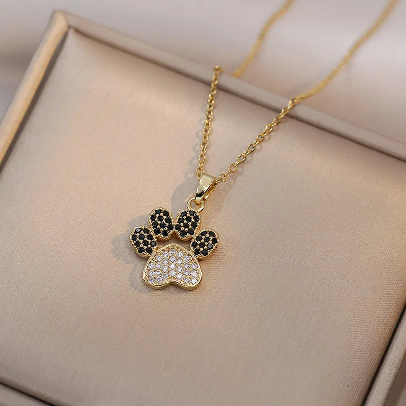 CADENA HUELLA DE PERRITO