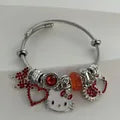 PANDORA HELLO KITTY ROJA-PLATEADO