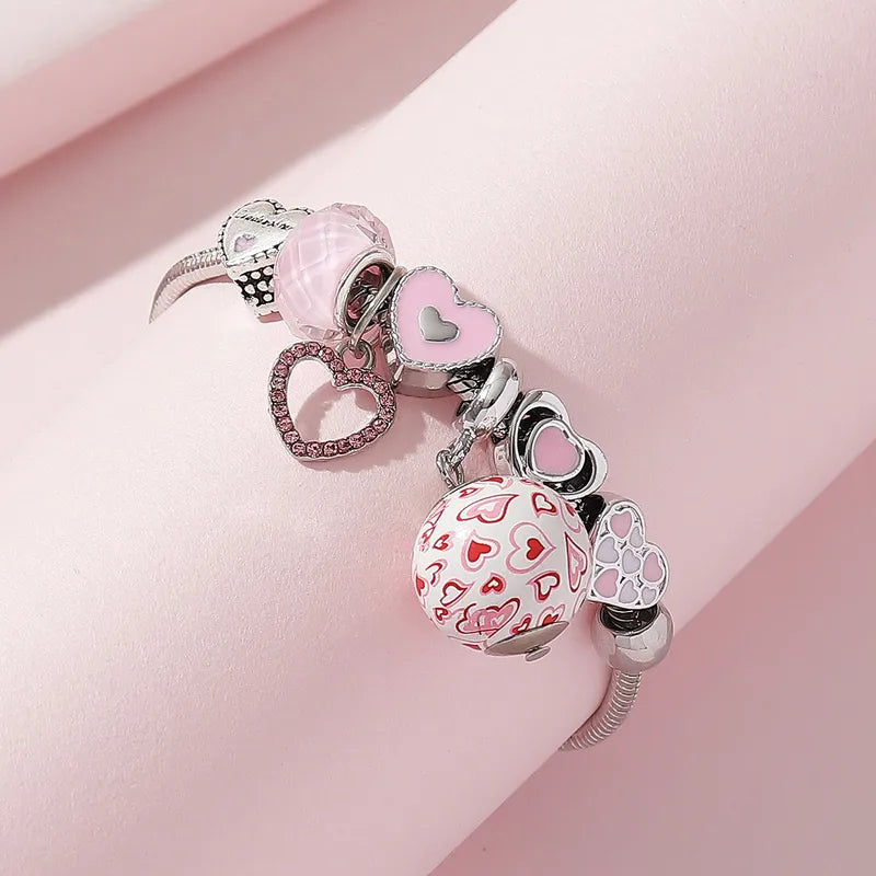 PANDORA CLASICA BALIN BLANCO-ROJO