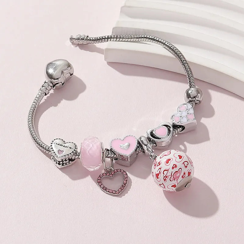PANDORA CLASICA BALIN BLANCO-ROJO
