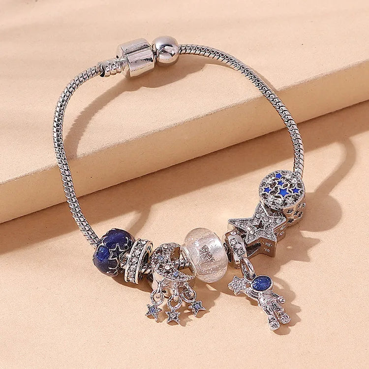 PANDORA ASTRONAUTA AZUL-PLATEADO