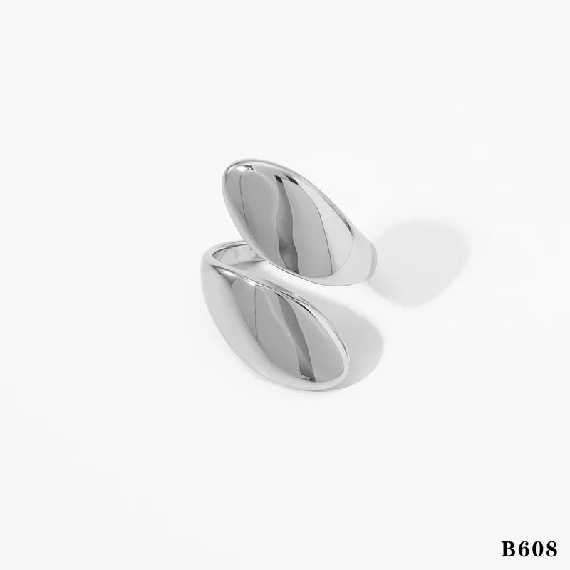 ANILLO ESPIRAL PLATEADO