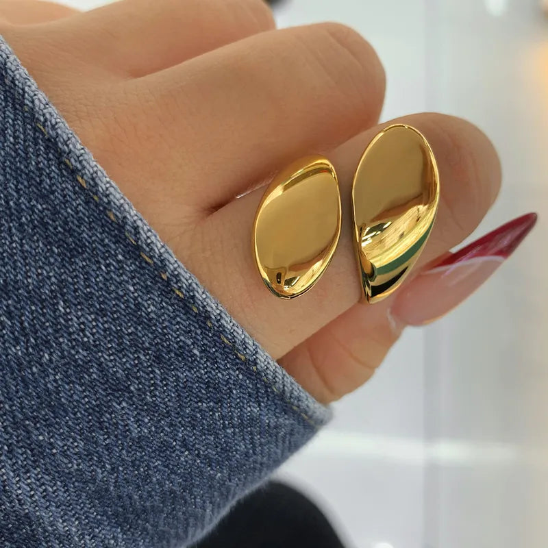 ANILLO ESPIRAL DORADO