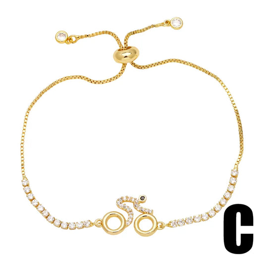 PULSERA CICLISTA DORADA