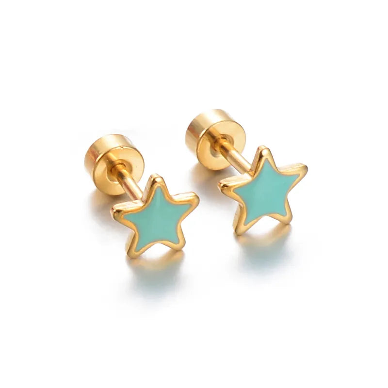 Aretes ortopedicos de estrella celeste