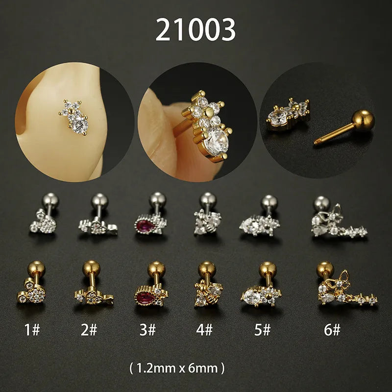 Aretes ortorpedicos de minnie mouse dorado