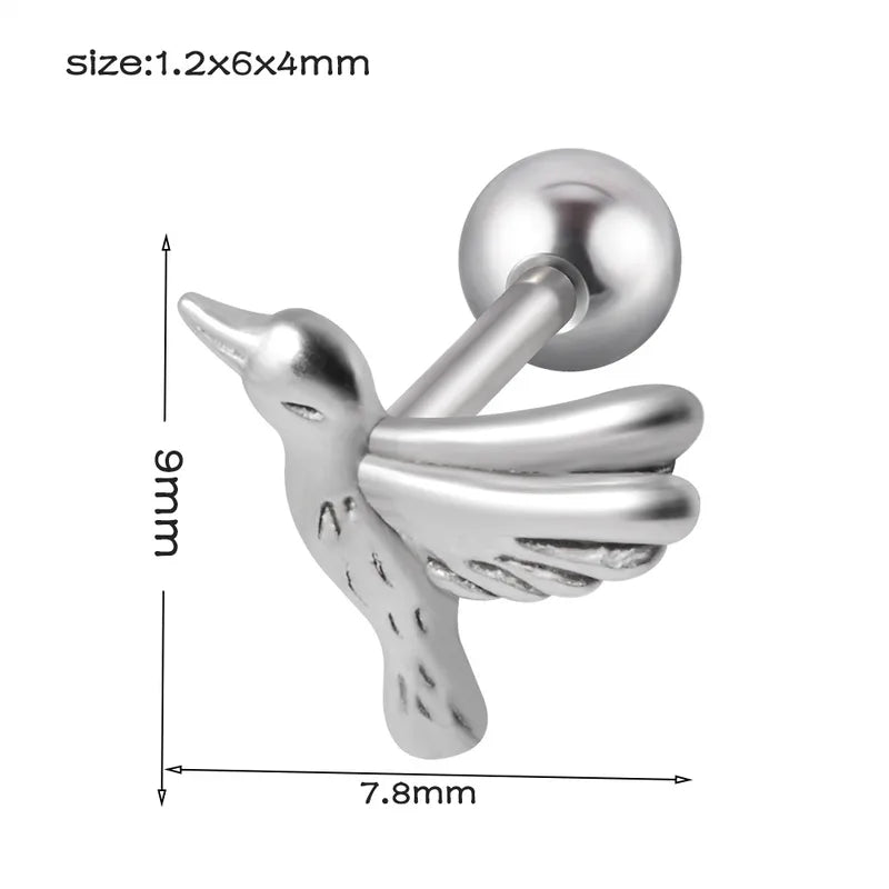 ARETES ORTOPEEDICOS COLIBRI PLATEADO