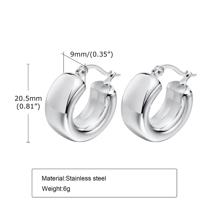 ARETES ARGOLLA PLATEADO