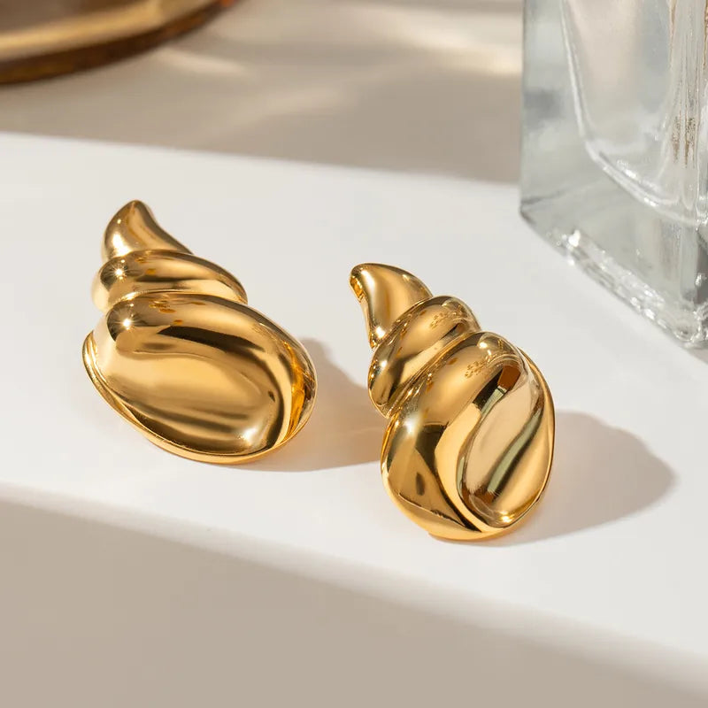ARETES TORNADO DORADO