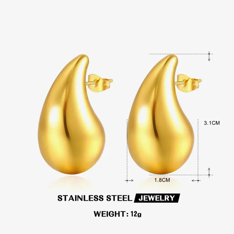 ARETES GOTAS BOTTEGAS LARGE