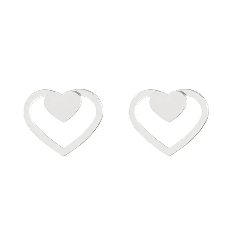 ARETES CORAZON DOBLE FUNCION