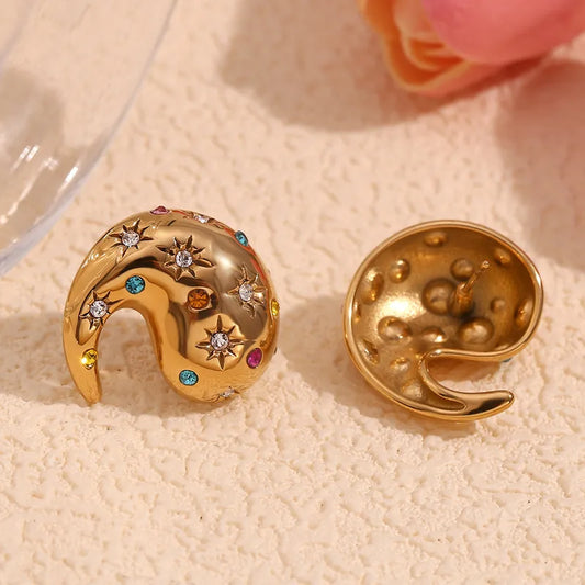 ARETES TIPO ESPIRAL CON DISEÑO