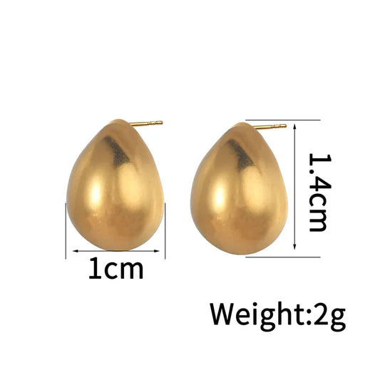ARETES SENSILLOS DORADOS