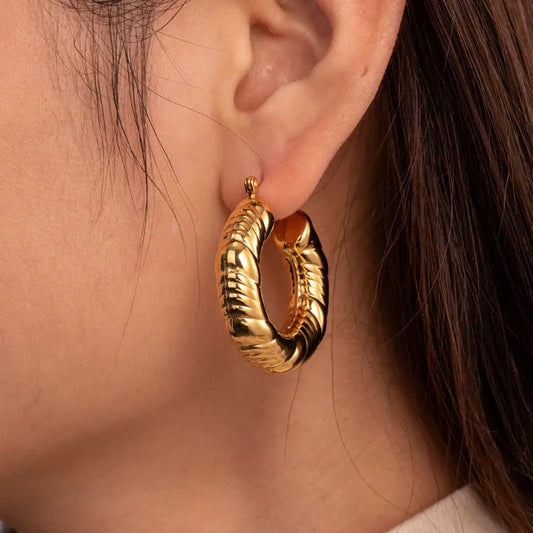 ARETES ARGOLLAS CON DISEÑO