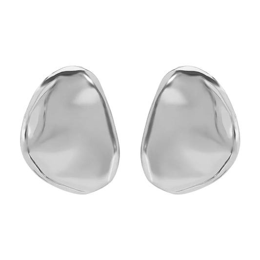 ARETES IRREGULARES GRANDES PLATEADO