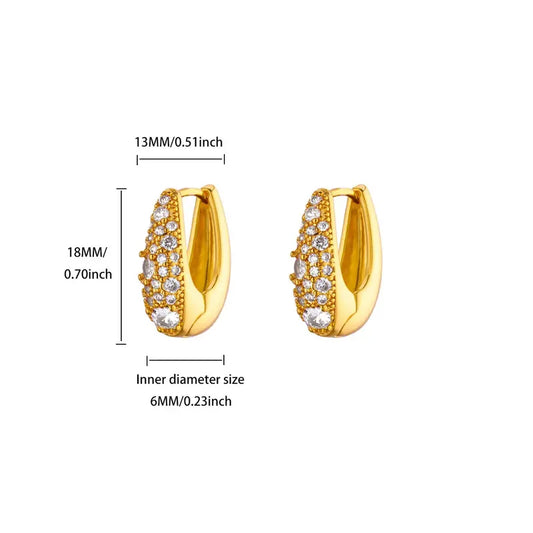 ARETES DOBLE FUNCION PERLAS DORADO