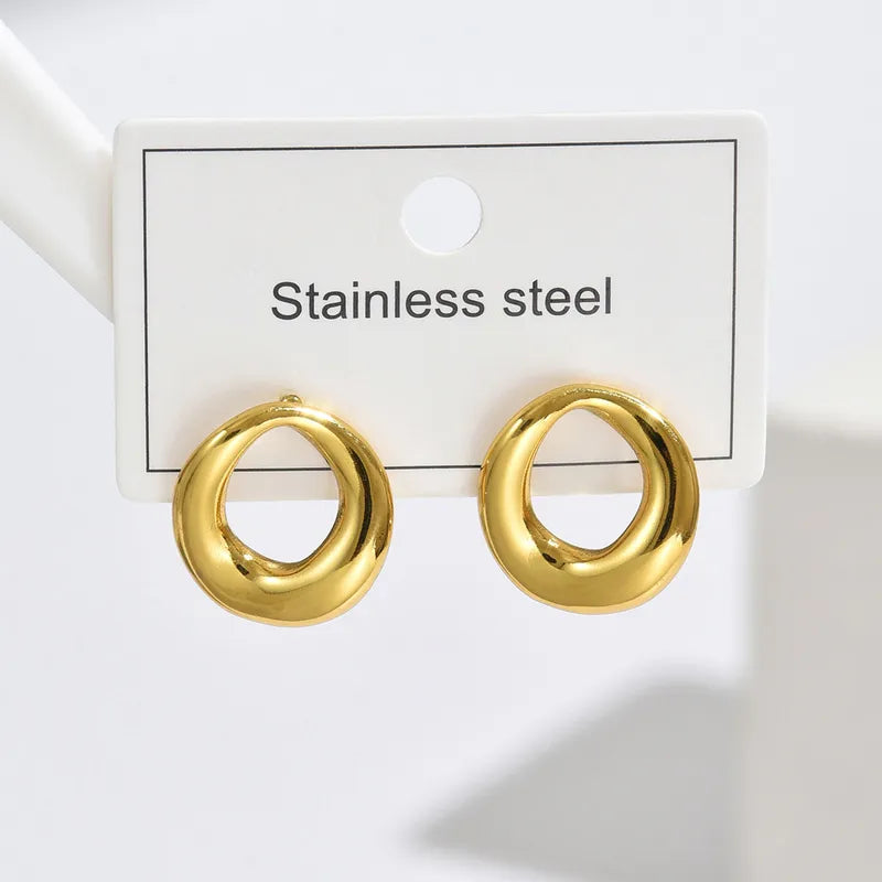 ARETES CIRCULARES DORADO