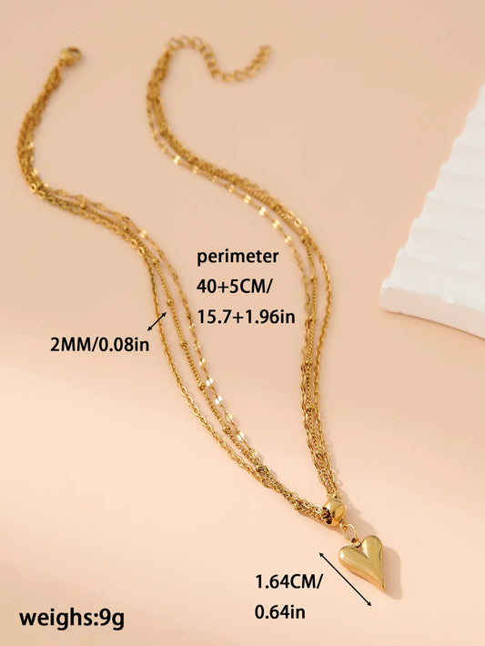LAYER CON DIJE DE CORAZON DORADO