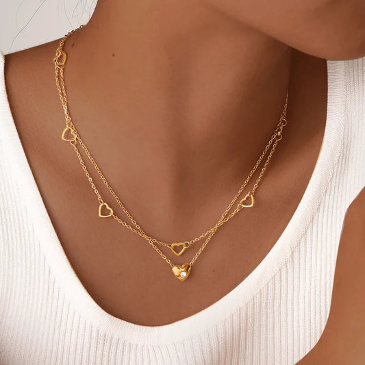LAYER DOBLE CON CORAZONES