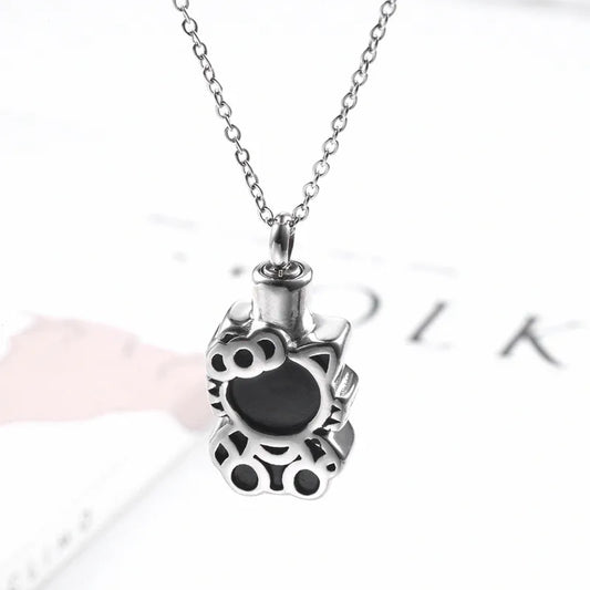 CADENA HELLO KITTY PLATEADA