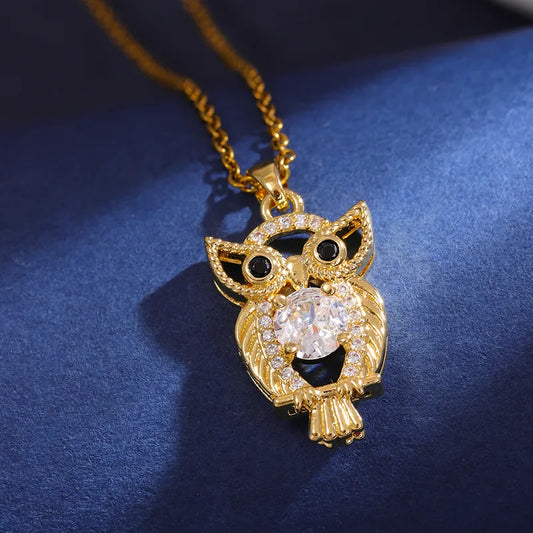 CADENA BUHO BRILLANTE