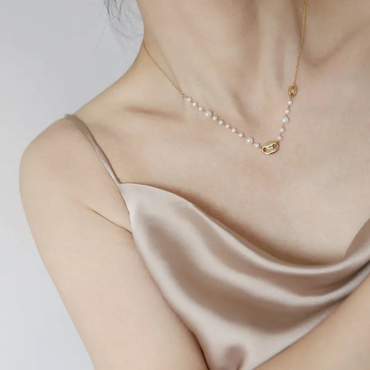 CADENA CON PERLAS