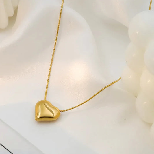 CADENA CORAZON DORADO