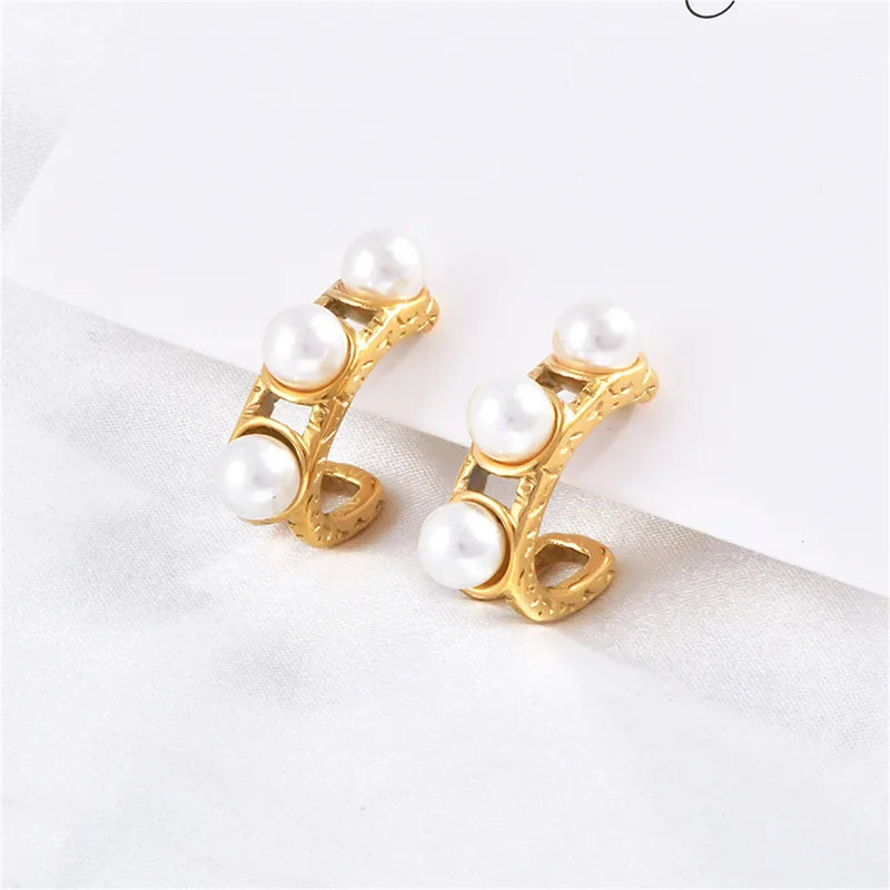 ARETES MEDIAS ARGOLLAS DORADO